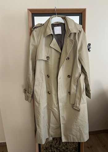 Bej Midi Kadın Trençkot - Görsel 2