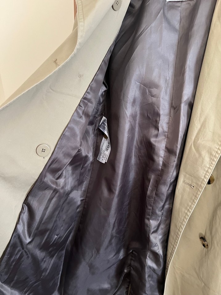 Bej Midi Kadın Trençkot - Görsel 5