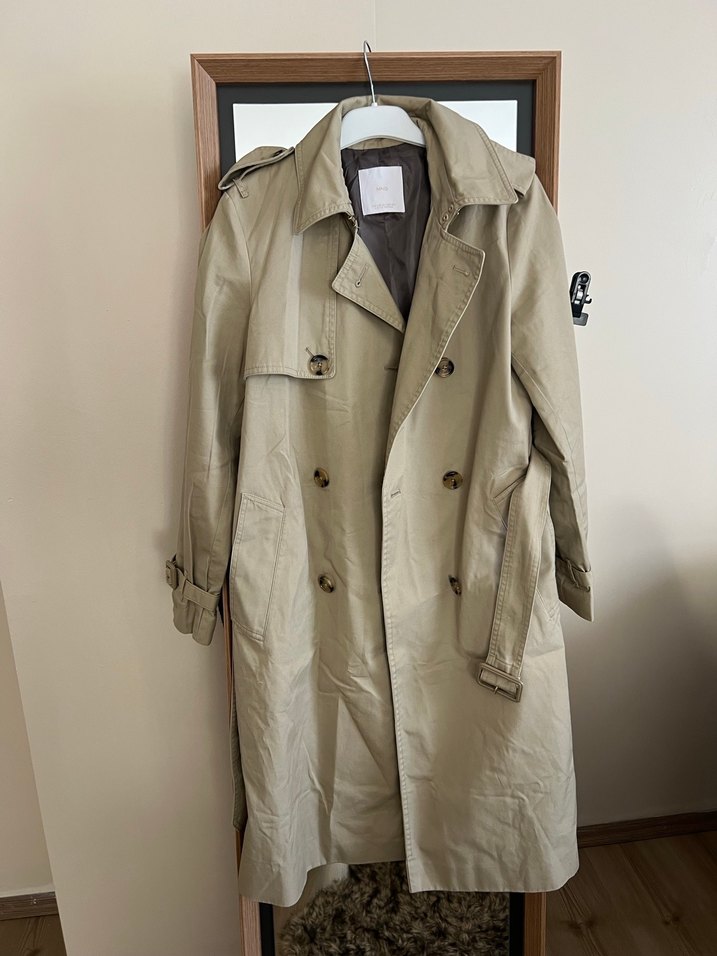 Bej Midi Kadın Trençkot - Görsel 2