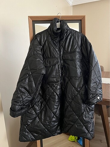 xl Beden siyah Renk Kapitone mont
