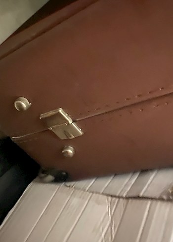 Beden Kahverengi Vintage Fermuarlı Erkek Valiz