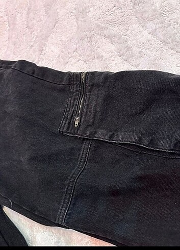 40 Beden siyah Renk Fermuarlı kod kargo pantolon