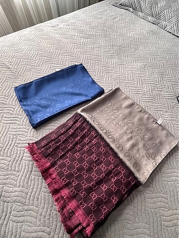 Beden Gucci bordo şal