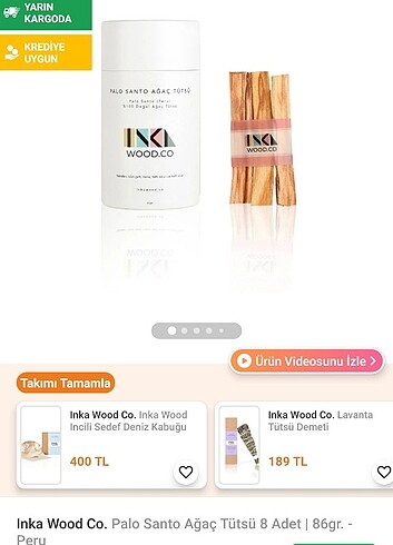 PALO SANTO DOĞAL TÜTSÜ