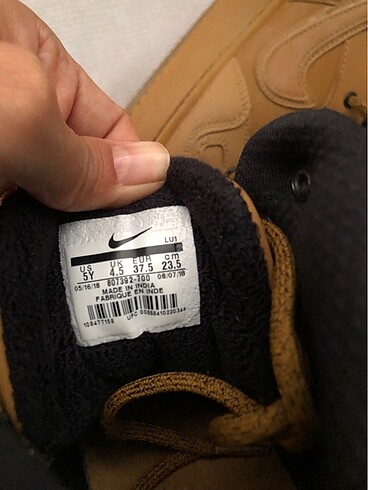 37,5 Beden camel Renk Nike air force