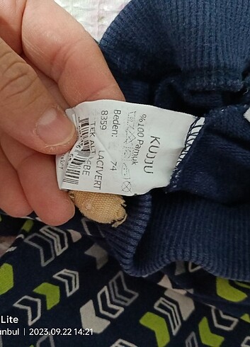 9 Ay Beden lacivert Renk Erkek Bebek takim