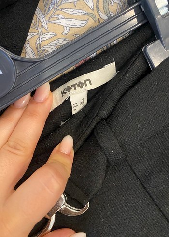 Siyah Mini Şort Etek Tokalı - Görsel 4