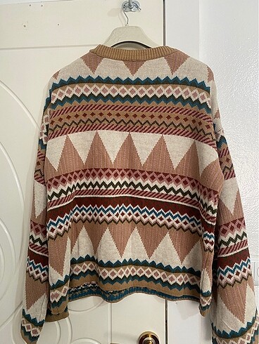 m Beden Trendyol renkli oversize kazak