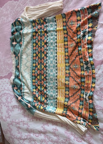 Etnik bohem kadın triko - Görsel 2