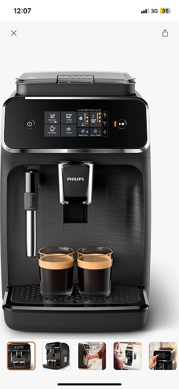 Philips tam otomatik kahve makinesi