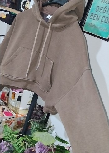 crop sweatshirt - Görsel 3