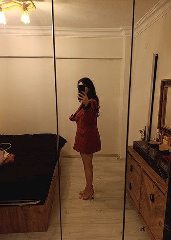 Zara Kahverengi Kadın Blazer Ceket