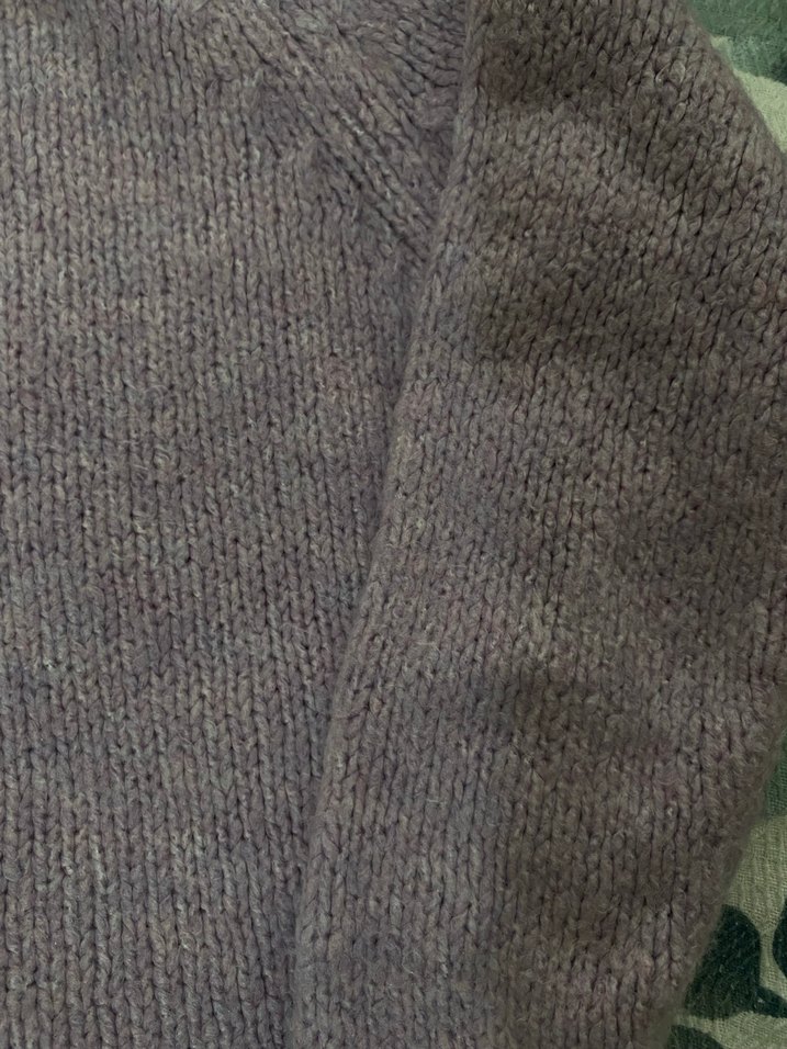 Lila Kadın Basic Örgü Kazak - Görsel 3