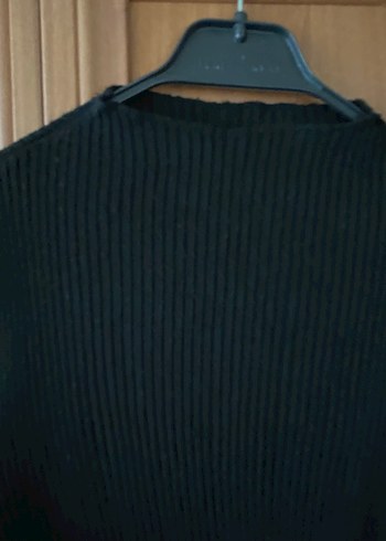 Siyah Balıkçı Yaka Kadın Kazak - Görsel 3