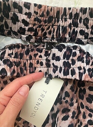 s Beden Trendyolmilla leopar pantolon