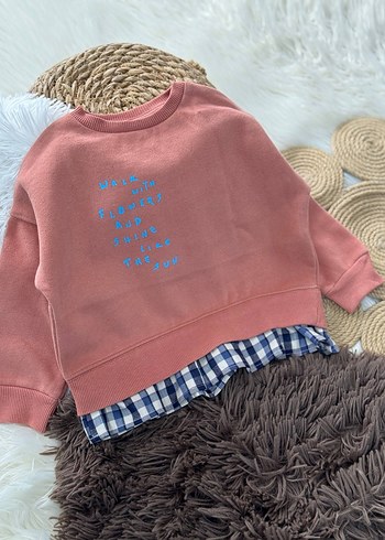 Zara ihraç fazlası sweatshirt - Görsel 2