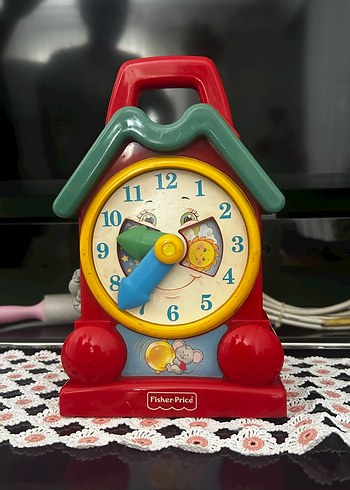 Fisher-Price Renkli Eğitici Saat Oyuncağı