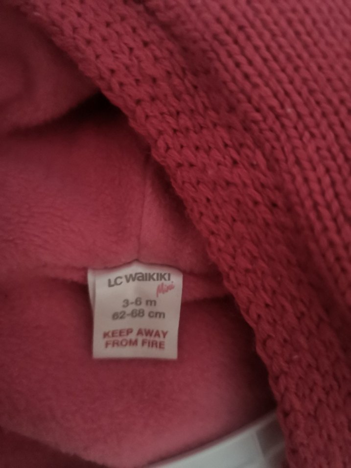 Çiçek Nakışlı Renkli Kiz Hırka mont - Görsel 5