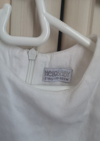 Kısa Kollu Pamuklu Kız Çocuk Elbise - Görsel 4