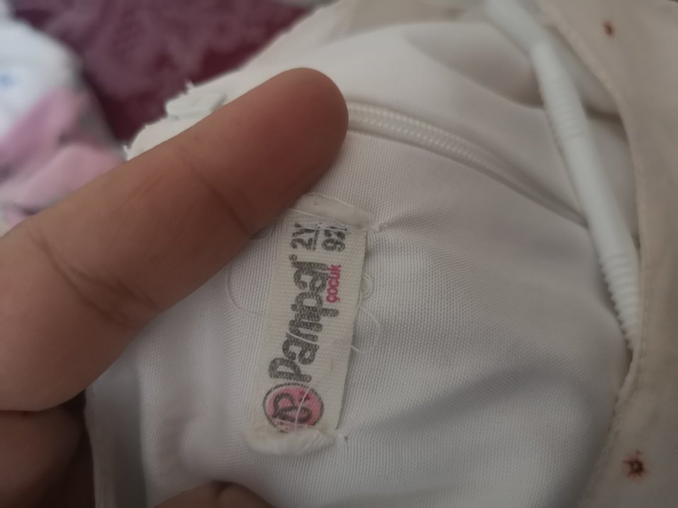 Kız Çocuk Payetli Baskılı Kolsuz Elbise - Görsel 4