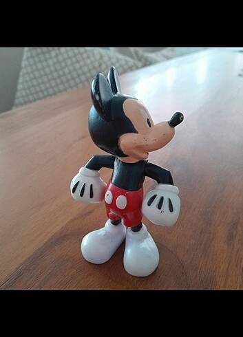 Beden Renk Vintage 10 cm Mickey Mause figür