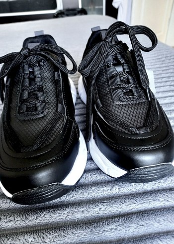 Bench Siyah Renkli Kadın Spor Ayakkabı - Görsel 8