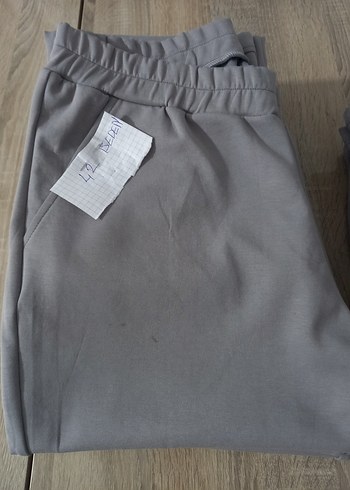 Gri Diz yapmaz Kumaş Eşofman - Görsel 9