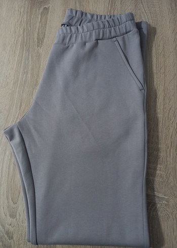 Gri Diz yapmaz Kumaş Eşofman - Görsel 6