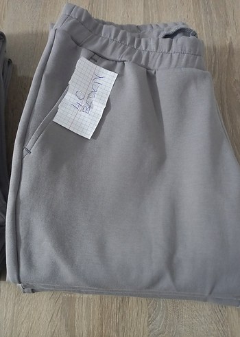 Gri Diz yapmaz Kumaş Eşofman - Görsel 10