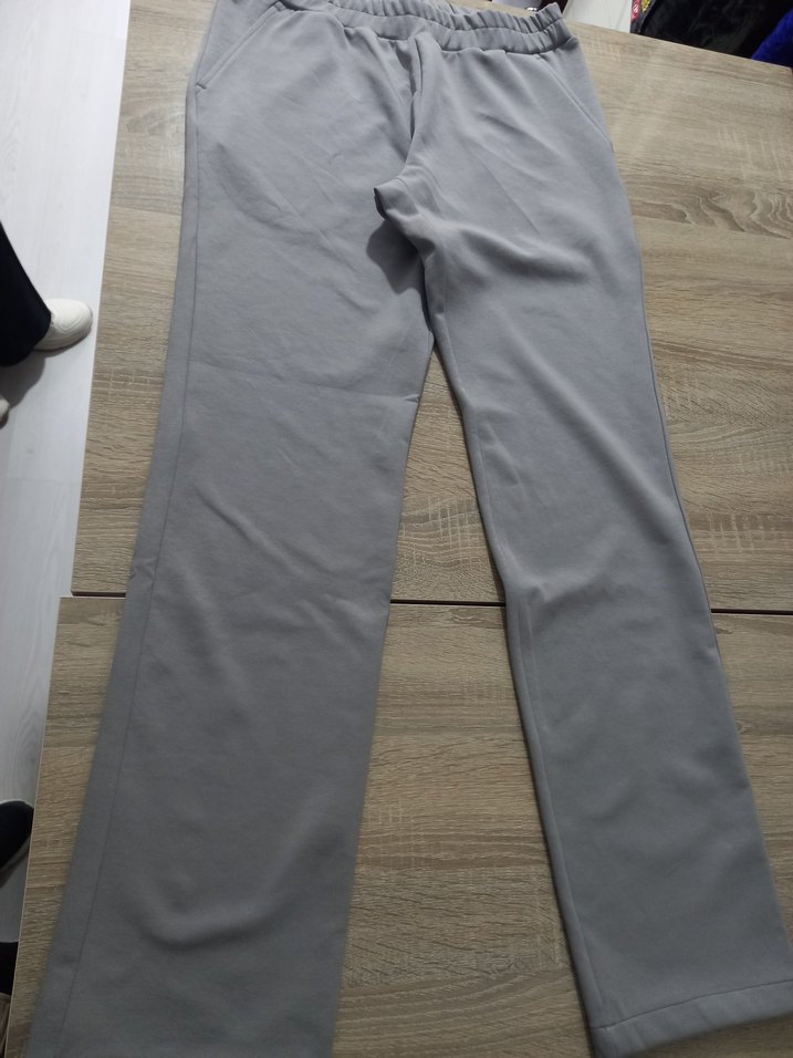 Gri Diz yapmaz Kumaş Eşofman - Görsel 4