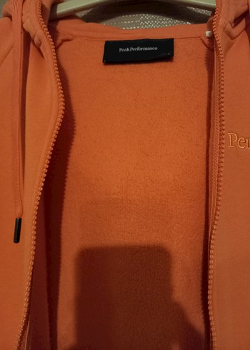 Turuncu Fermuarlı Kadın Sweatshirt - Görsel 10