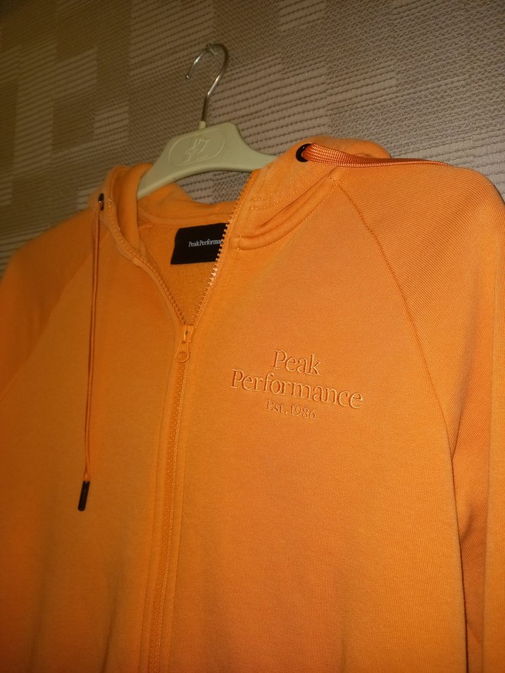 Turuncu Fermuarlı Kadın Sweatshirt - Görsel 3