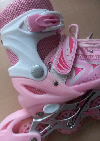 Pembe Renkli Kız Paten - Görsel 8