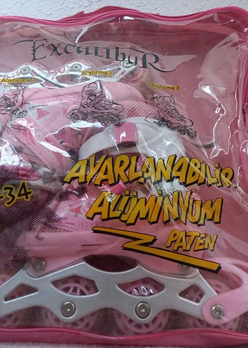 Pembe Renkli Kız Paten - Görsel 14