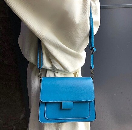Zara Mavisi Mini Çanta