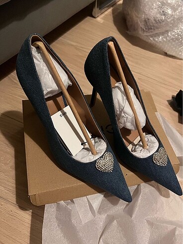 39 Beden Denim topuklu