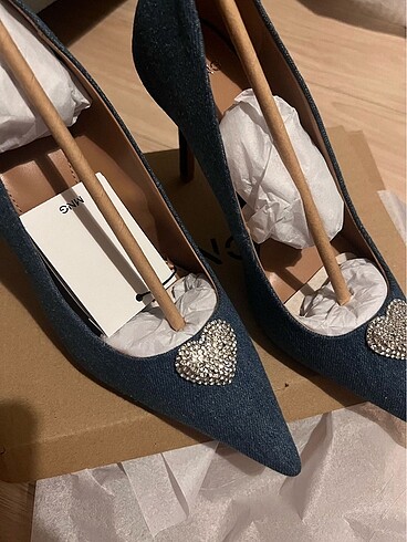 Mango Denim topuklu