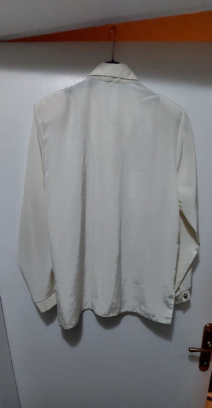 Nakış Detaylı saten Gömlek - Görsel 4