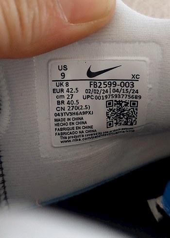 Nike panda spor ayakkabı - Görsel 9
