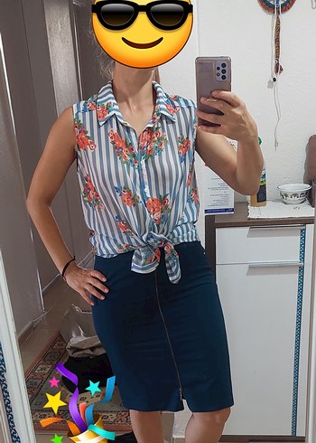 Fermuarlı kalem etek - Görsel 6