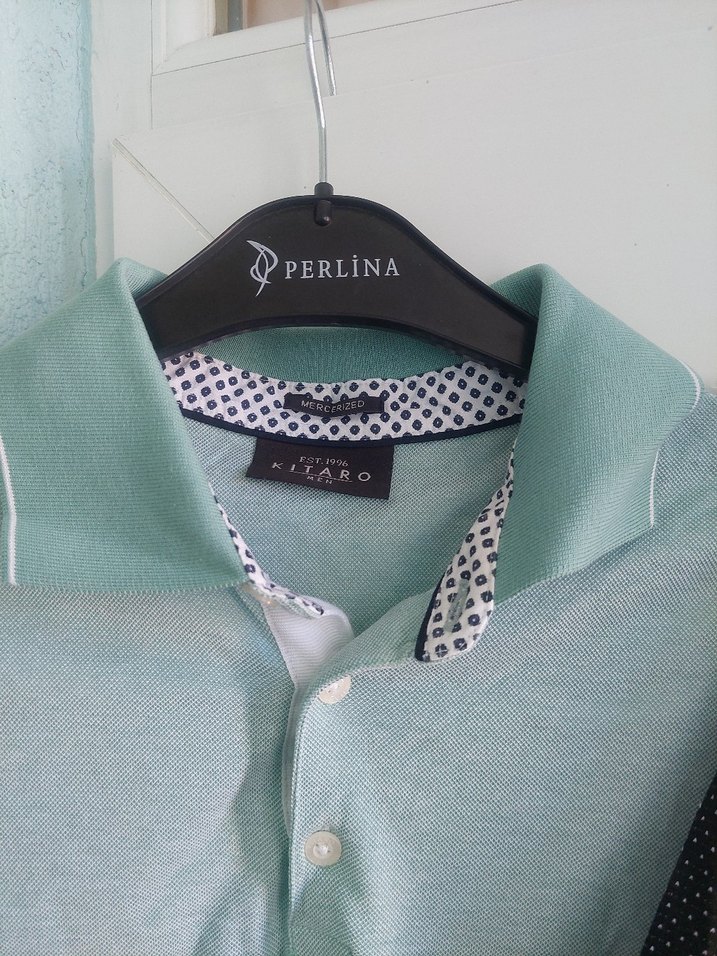 Erkek Siyah Kısa Kollu Pamuk Polo Tişört - Görsel 5