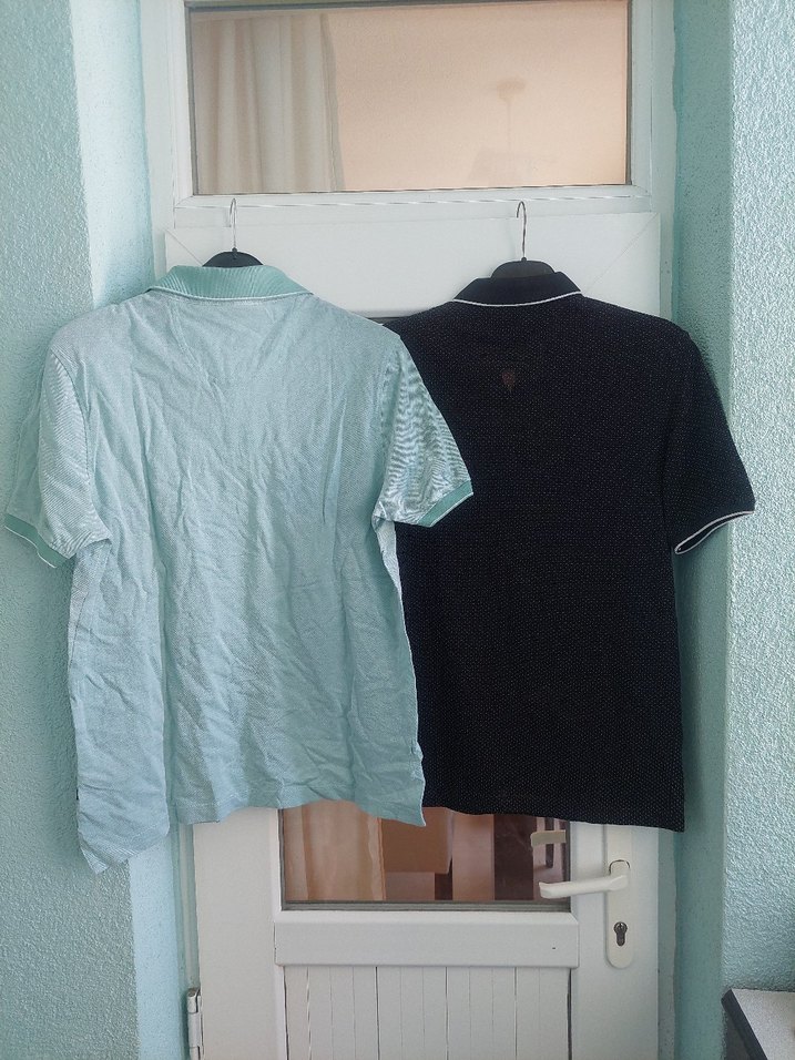 Erkek Siyah Kısa Kollu Pamuk Polo Tişört - Görsel 3