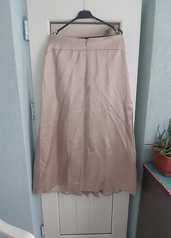 Uzun saten etek - Görsel 2