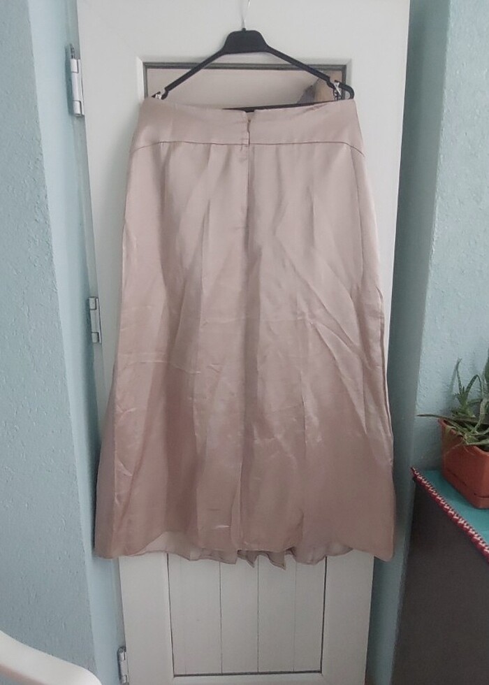 Uzun saten etek - Görsel 2