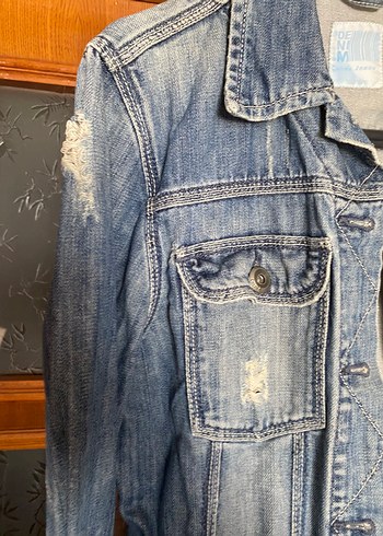 Colin's Düğmeli Mavi Kadın Denim mont