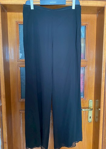 Uzun Kollu Siyah Desenli Kadın Tunik ve Pantalon - Görsel 8