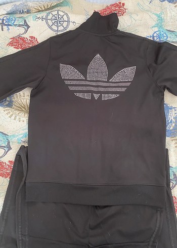 Kadın  Siyah Fermuarlı Eşofman Takımı - Görsel 3