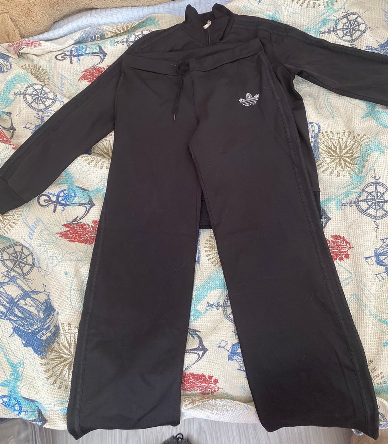 Kadın  Siyah Fermuarlı Eşofman Takımı - Görsel 2