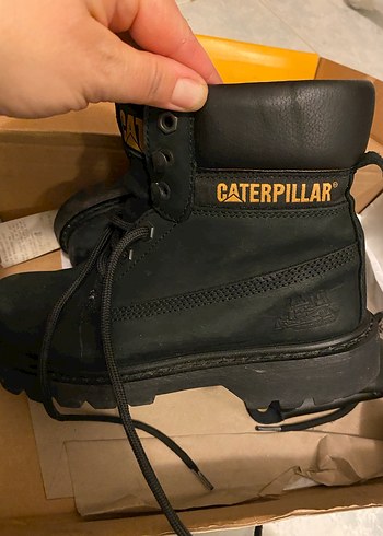 Siyah Kadın Platform Topuklu Caterpillar Bot - Görsel 5