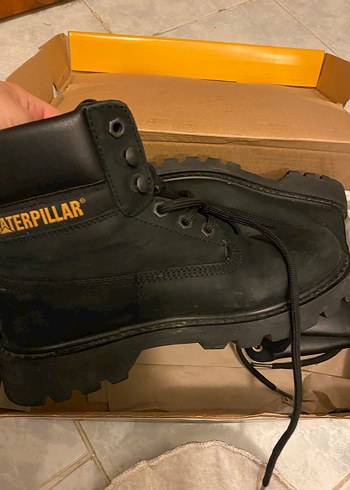 Siyah Kadın Platform Topuklu Caterpillar Bot - Görsel 6